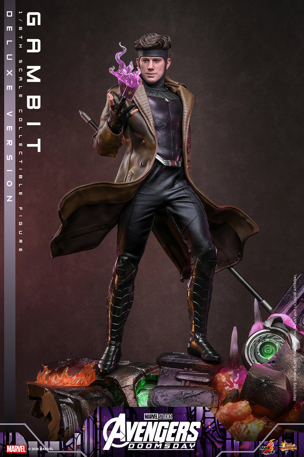 Hot Toys 1/6th Scale Gambit Collectible Figure (Deluxe Version) - Avengers: Doomsday