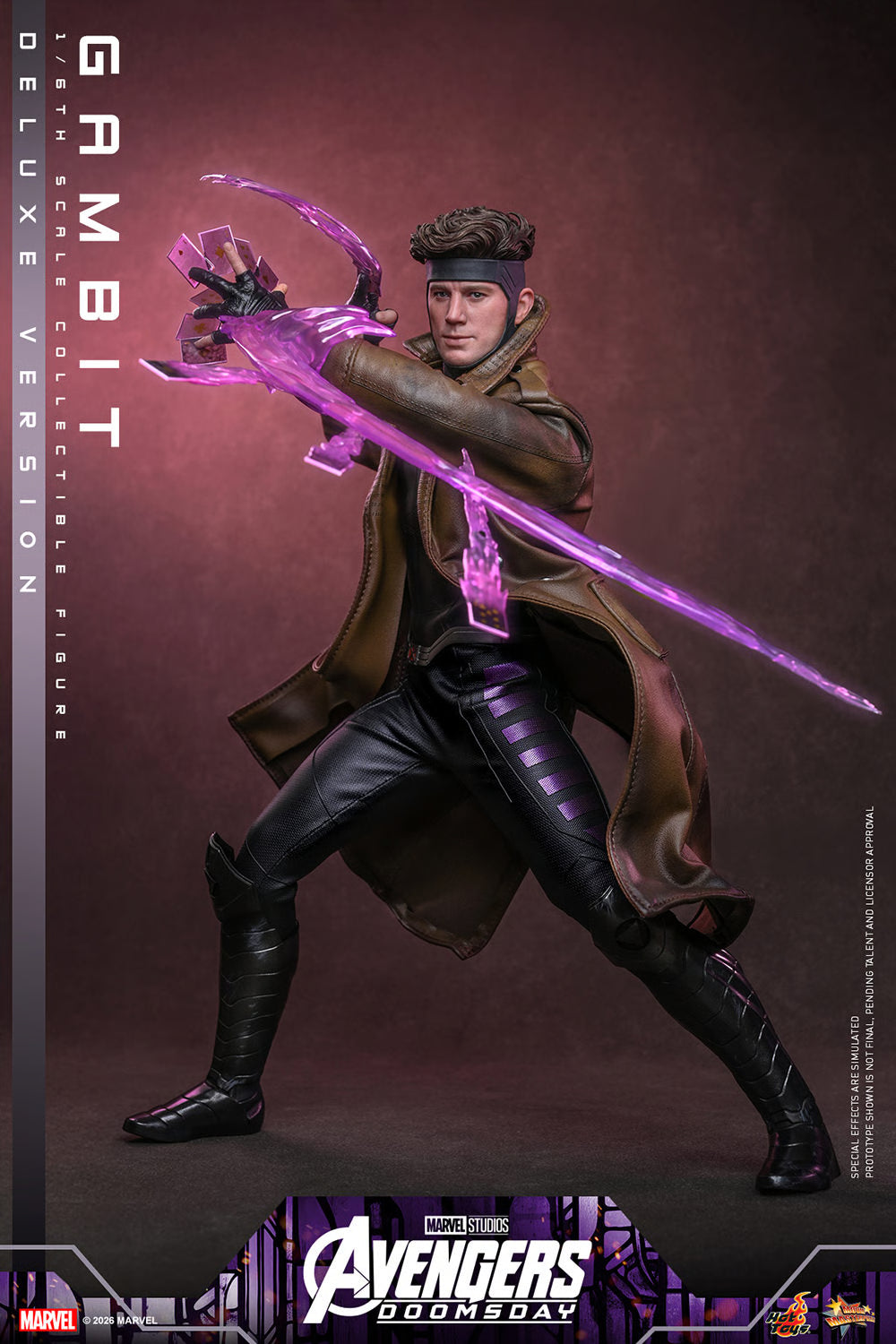 Hot Toys 1/6th Scale Gambit Collectible Figure – Avengers: Doomsday
