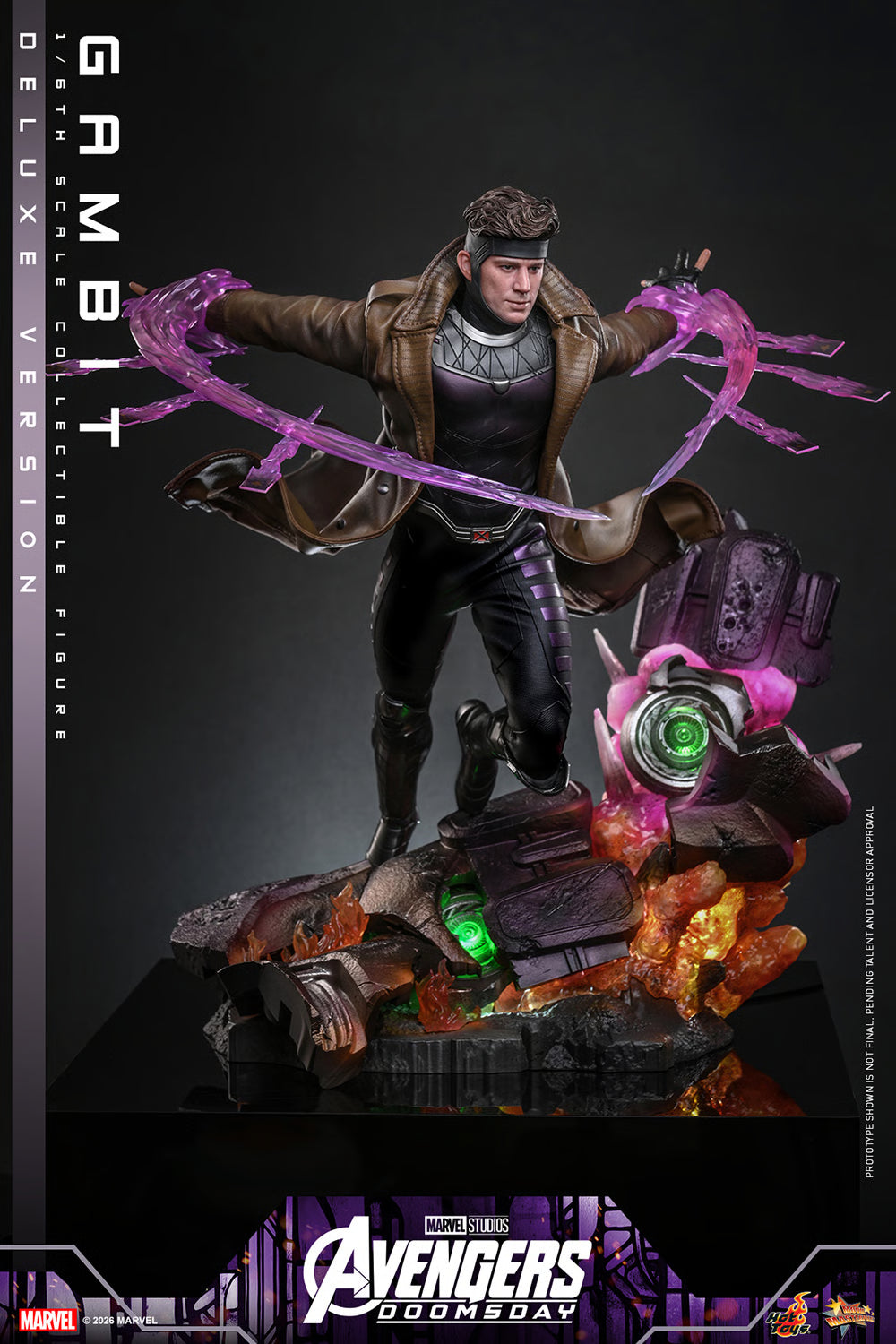 Hot Toys 1/6th Scale Gambit Collectible Figure (Deluxe Version) - Avengers: Doomsday