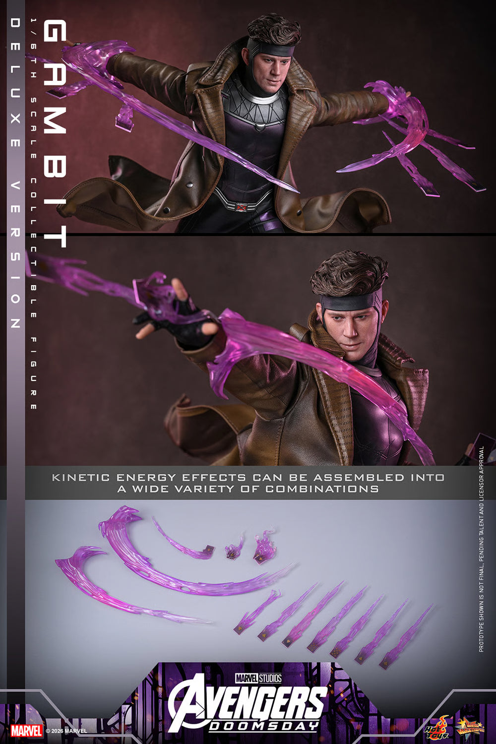 Hot Toys 1/6th Scale Gambit Collectible Figure (Deluxe Version) - Avengers: Doomsday
