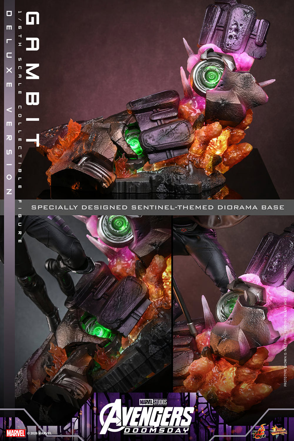 Hot Toys 1/6th Scale Gambit Collectible Figure (Deluxe Version) - Avengers: Doomsday