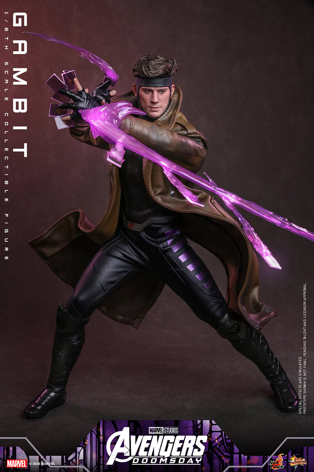 Hot Toys 1/6th Scale Gambit Collectible Figure – Avengers: Doomsday