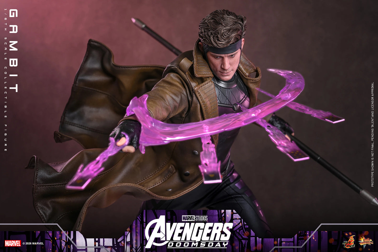 Hot Toys 1/6th Scale Gambit Collectible Figure – Avengers: Doomsday