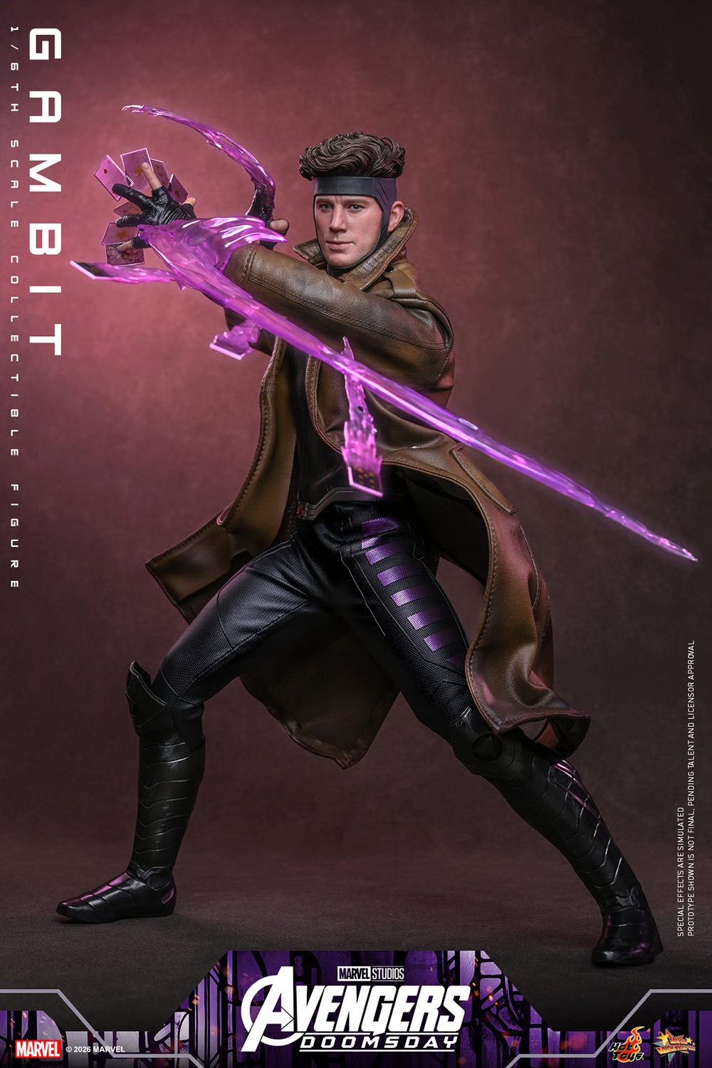 Hot Toys 1/6th Scale Gambit Collectible Figure – Avengers: Doomsday