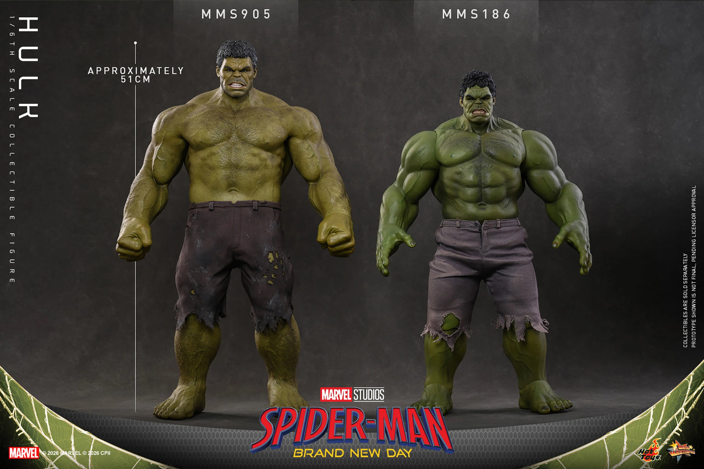 Hulk Sixth Scale Collectible Figure by Hot Toys