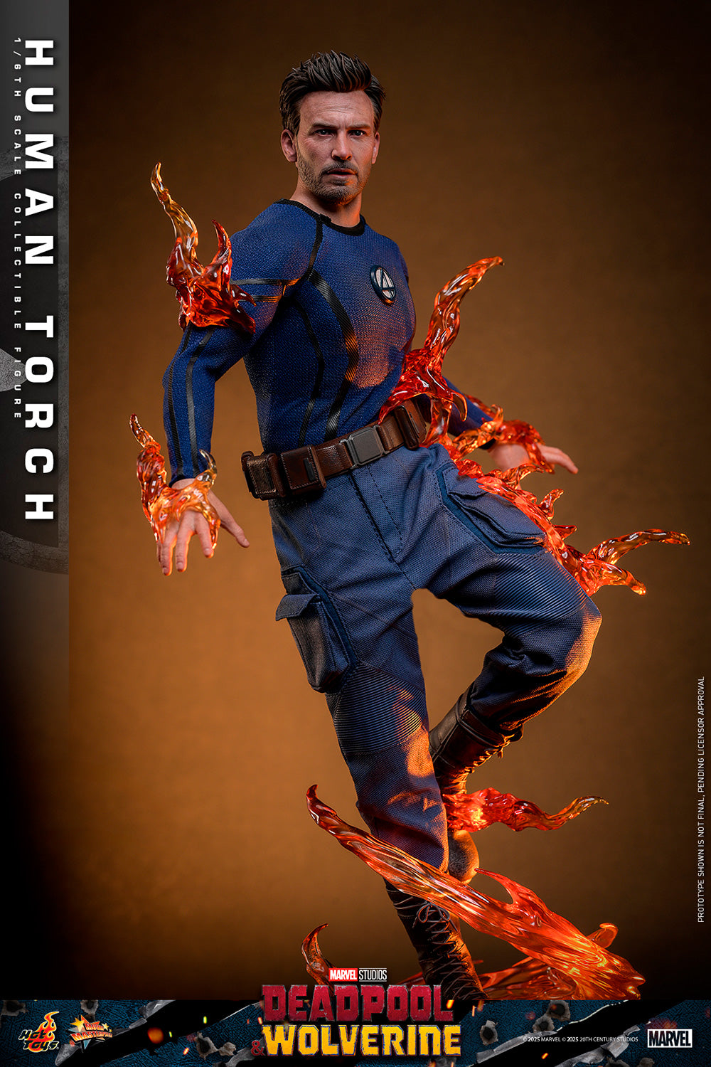 Human Torch Sixth Scale Figure by Hot Toys