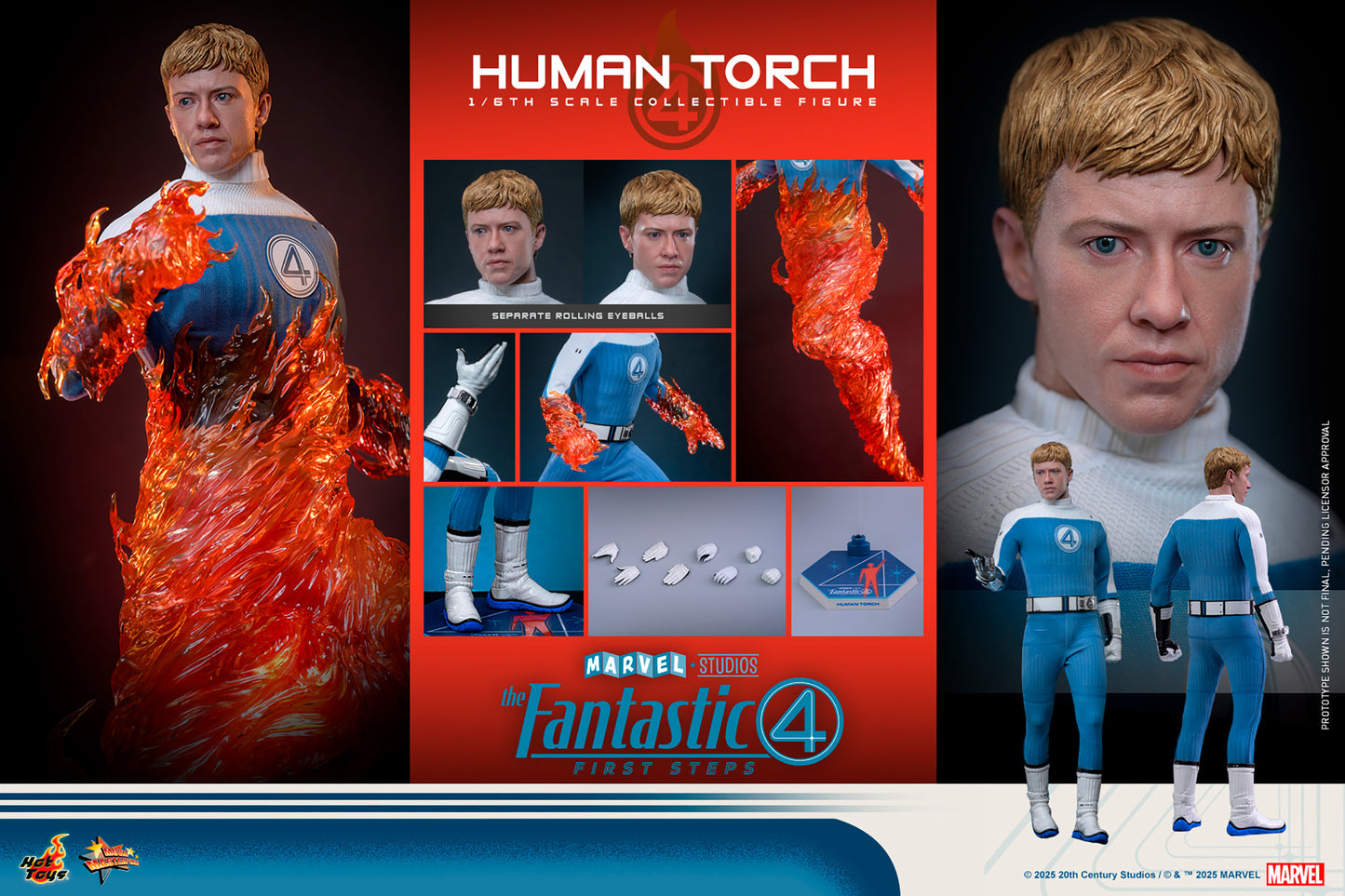 Hot Toys Human Torch Sixth Scale Figure