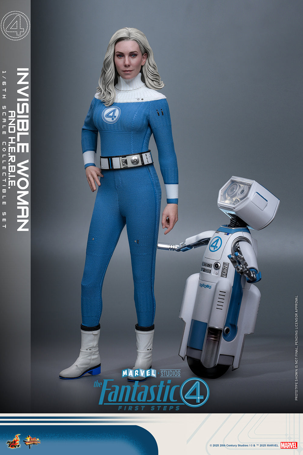 Invisible Woman and H.E.R.B.I.E. 1/6 Scale Figure