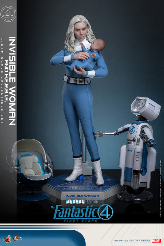 Invisible Woman and H.E.R.B.I.E. 1/6 Scale Figure