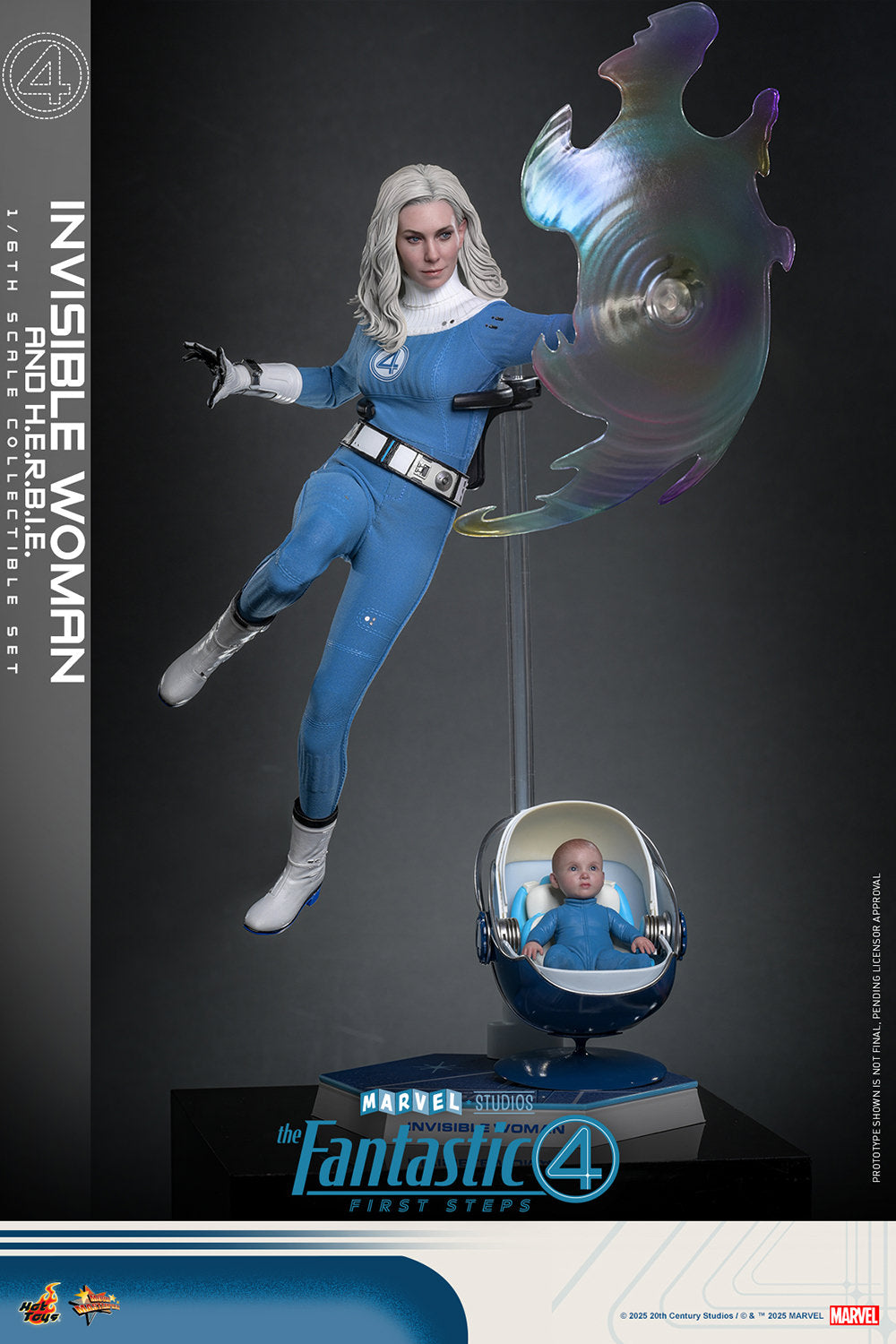 Invisible Woman and H.E.R.B.I.E. 1/6 Scale Figure