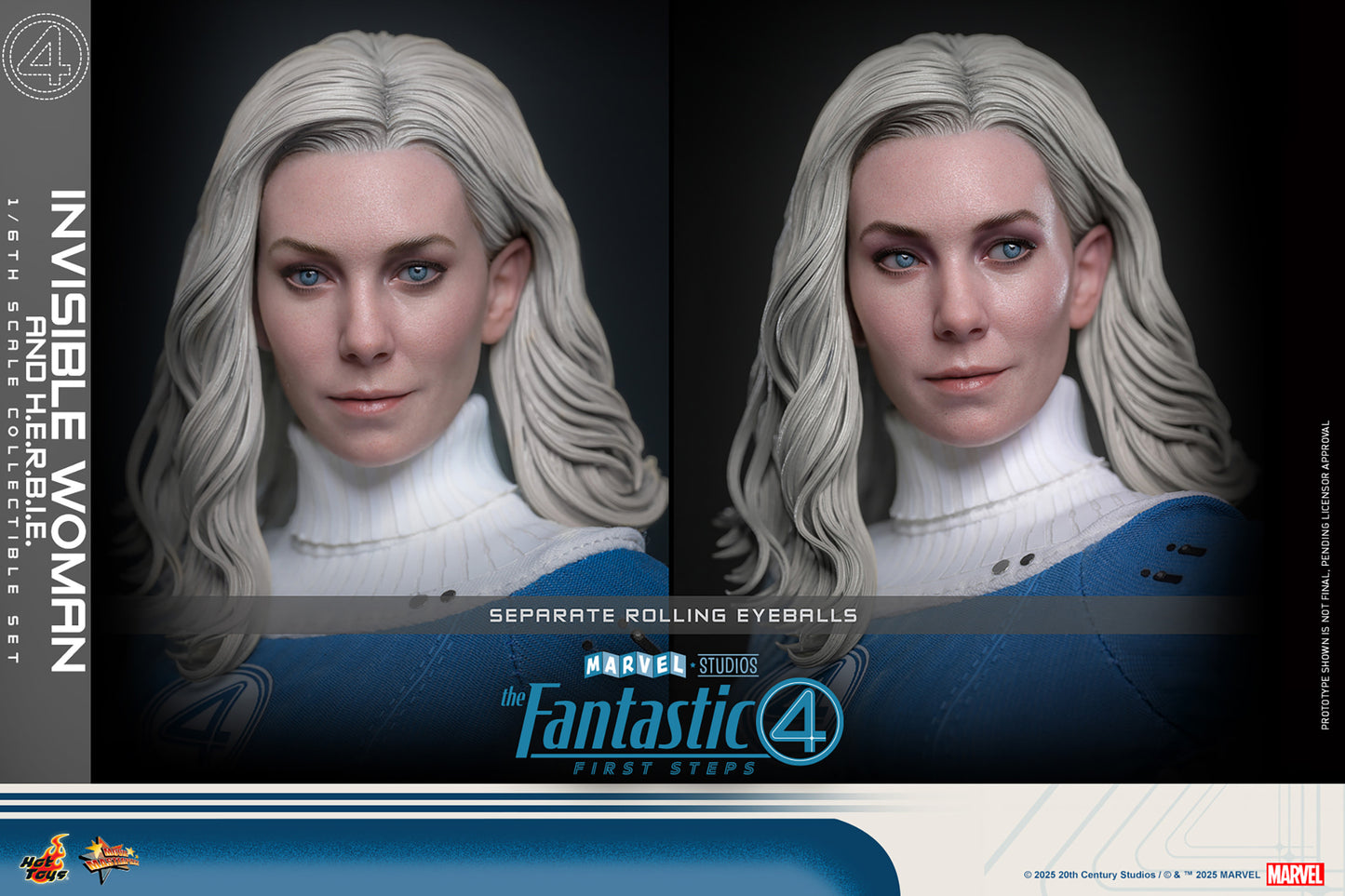Invisible Woman and H.E.R.B.I.E. 1/6 Scale Figure