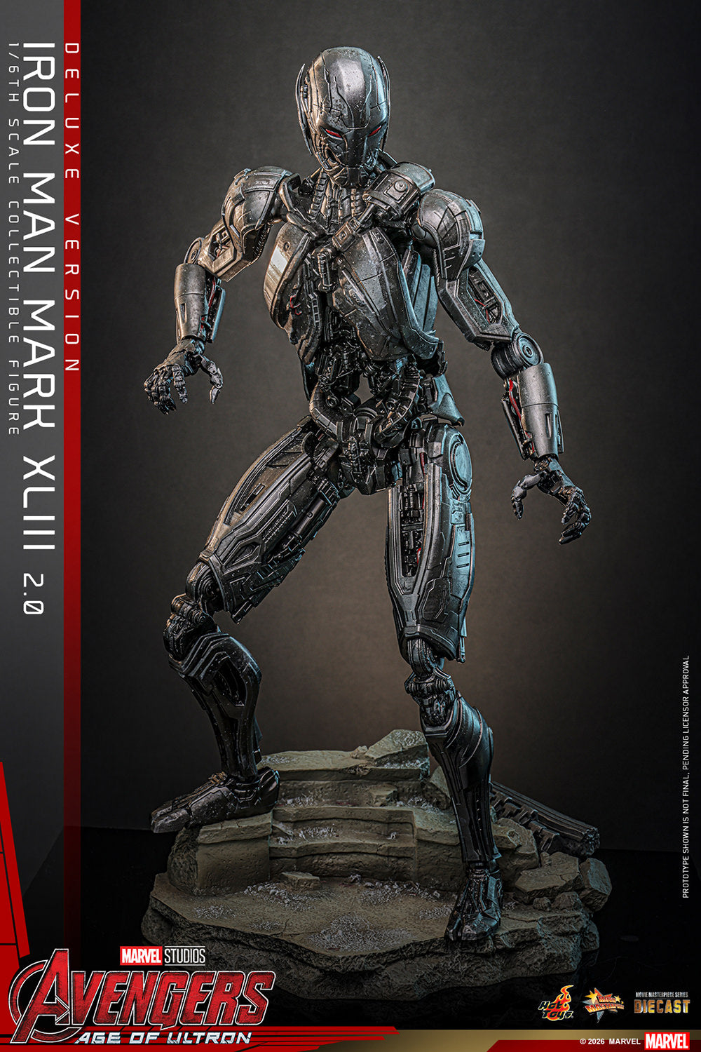 Iron Man Mark XLIII (2.0) (Deluxe Version) Sixth Scale Figure - Hot Toys