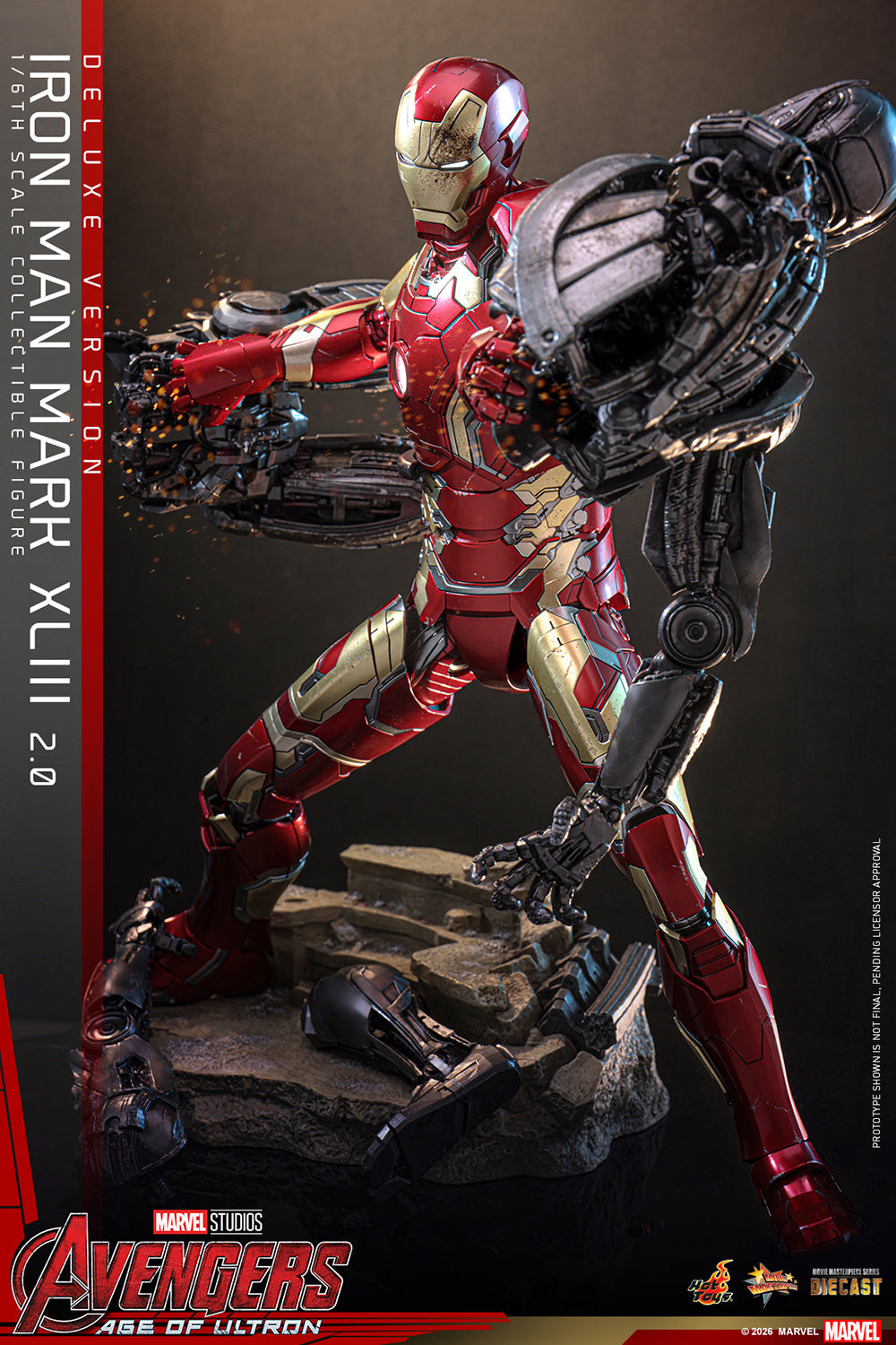 Iron Man Mark XLIII (2.0) (Deluxe Version) Sixth Scale Figure - Hot Toys