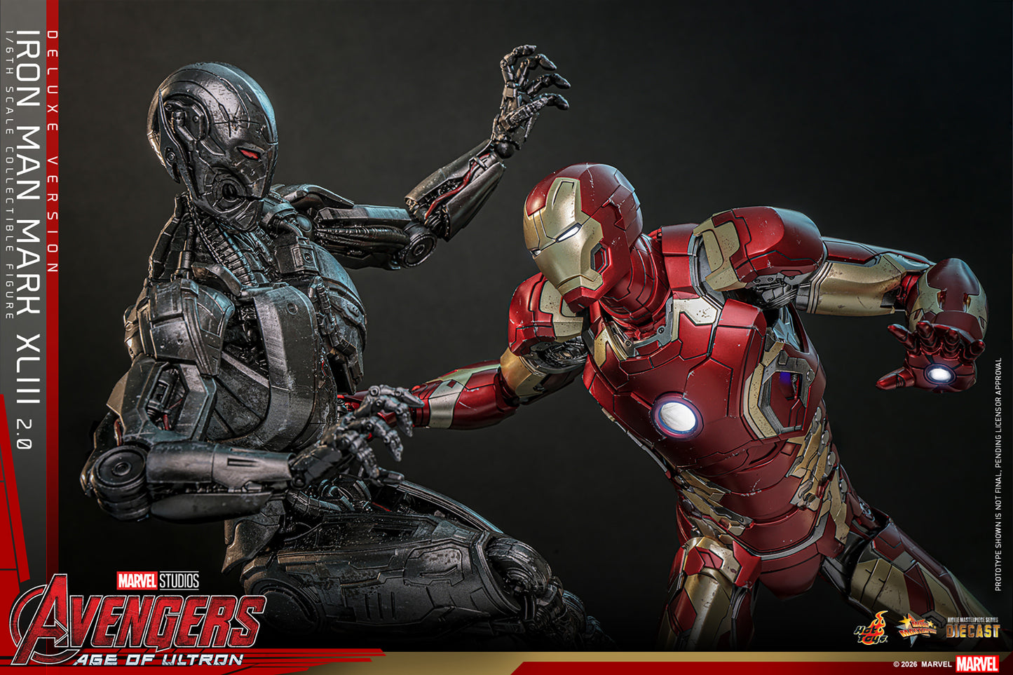Iron Man Mark XLIII (2.0) (Deluxe Version) Sixth Scale Figure - Hot Toys