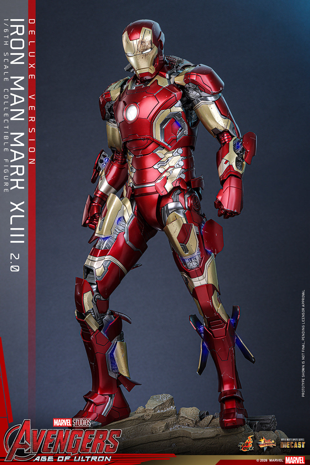 Iron Man Mark XLIII (2.0) (Deluxe Version) Sixth Scale Figure - Hot Toys