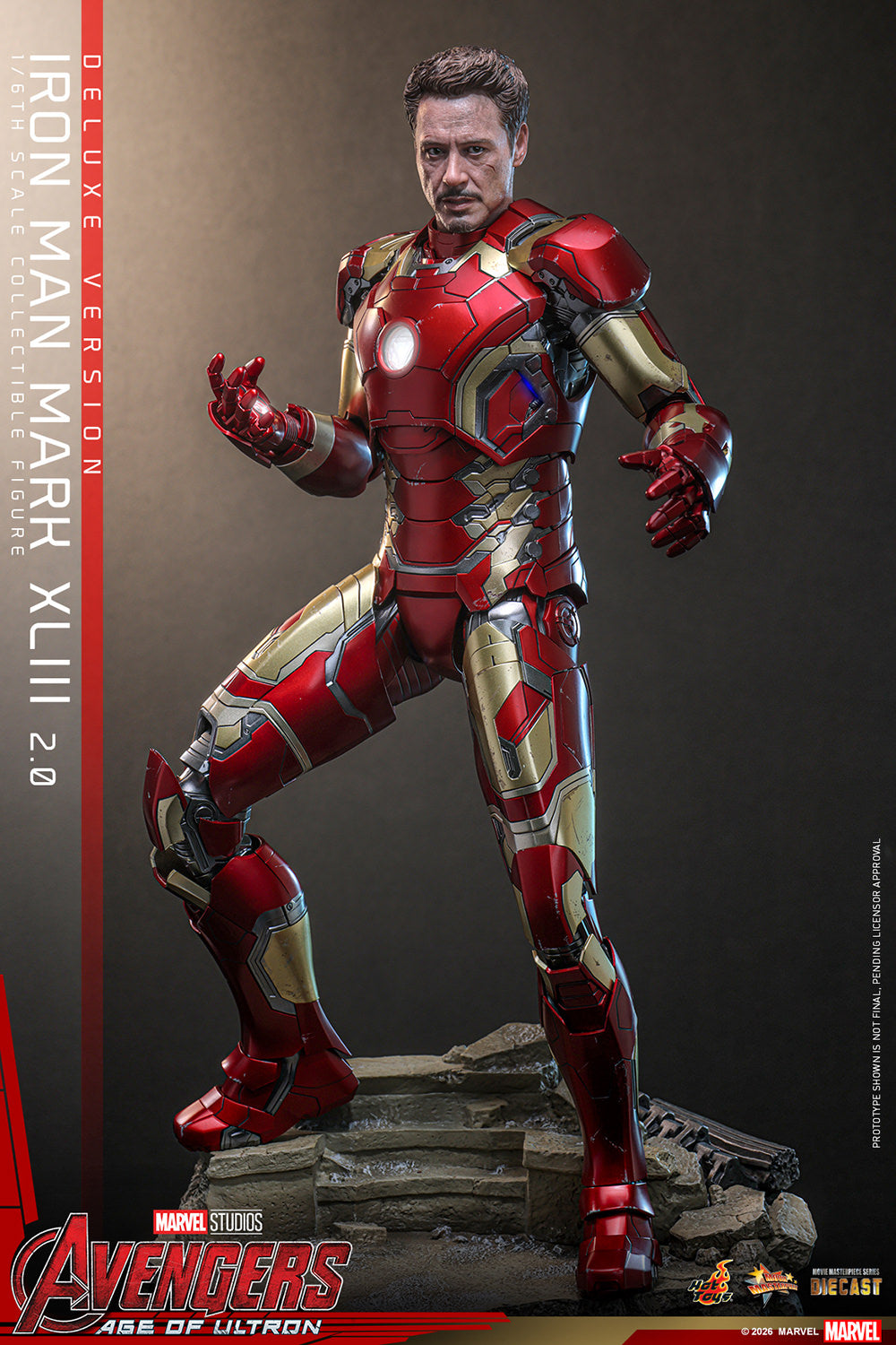 Iron Man Mark XLIII (2.0) (Deluxe Version) Sixth Scale Figure - Hot Toys