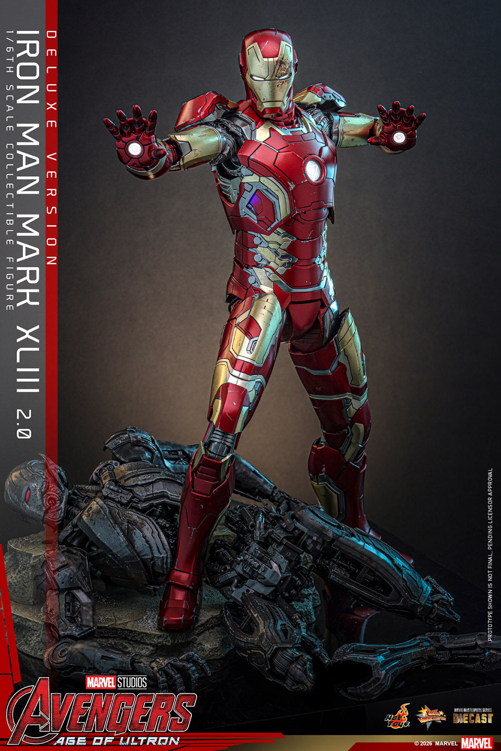 Iron Man Mark XLIII (2.0) (Deluxe Version) Sixth Scale Figure - Hot Toys