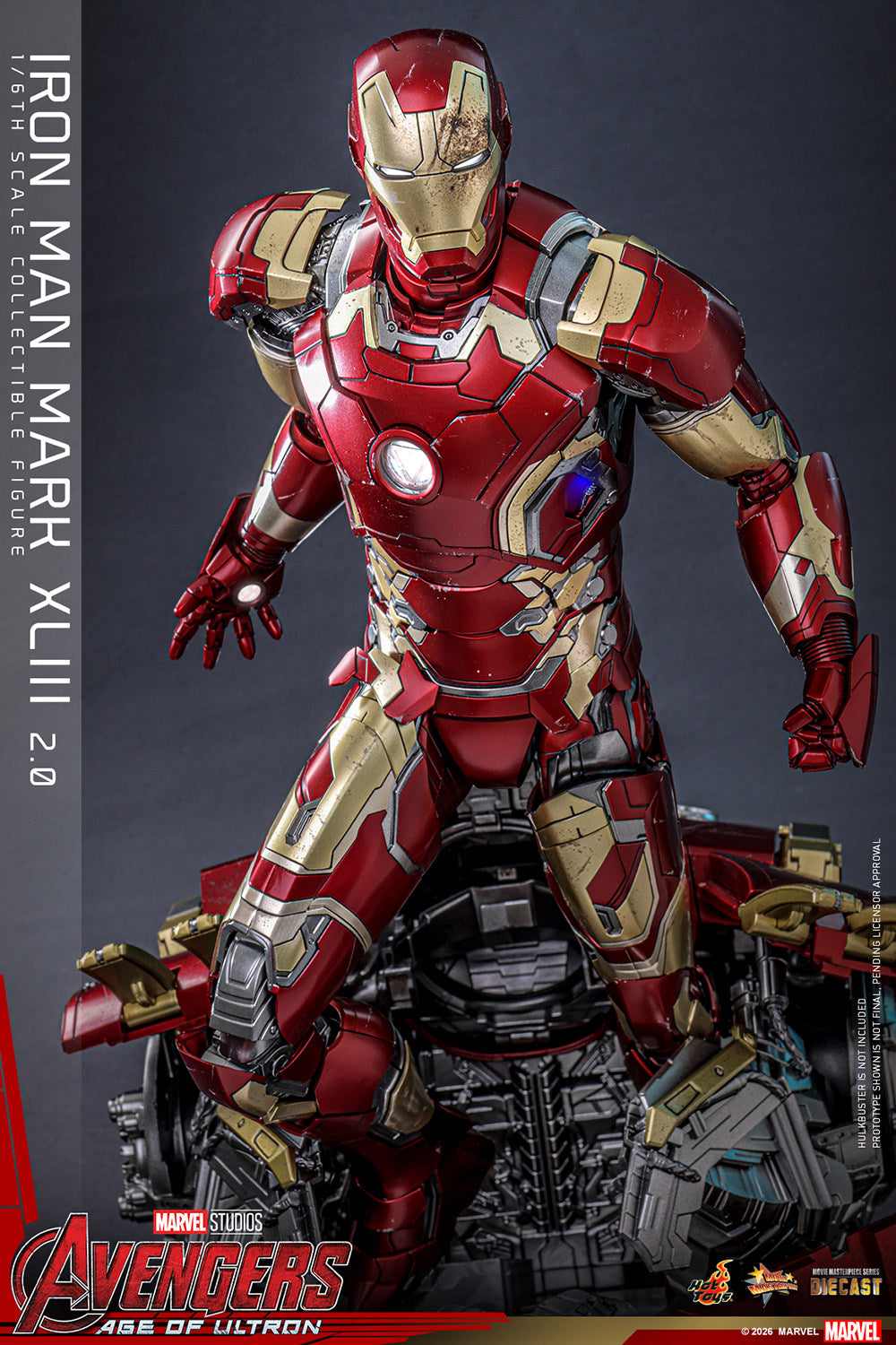 Iron Man Mark XLIII (2.0) Sixth Scale Figure - Hot Toys