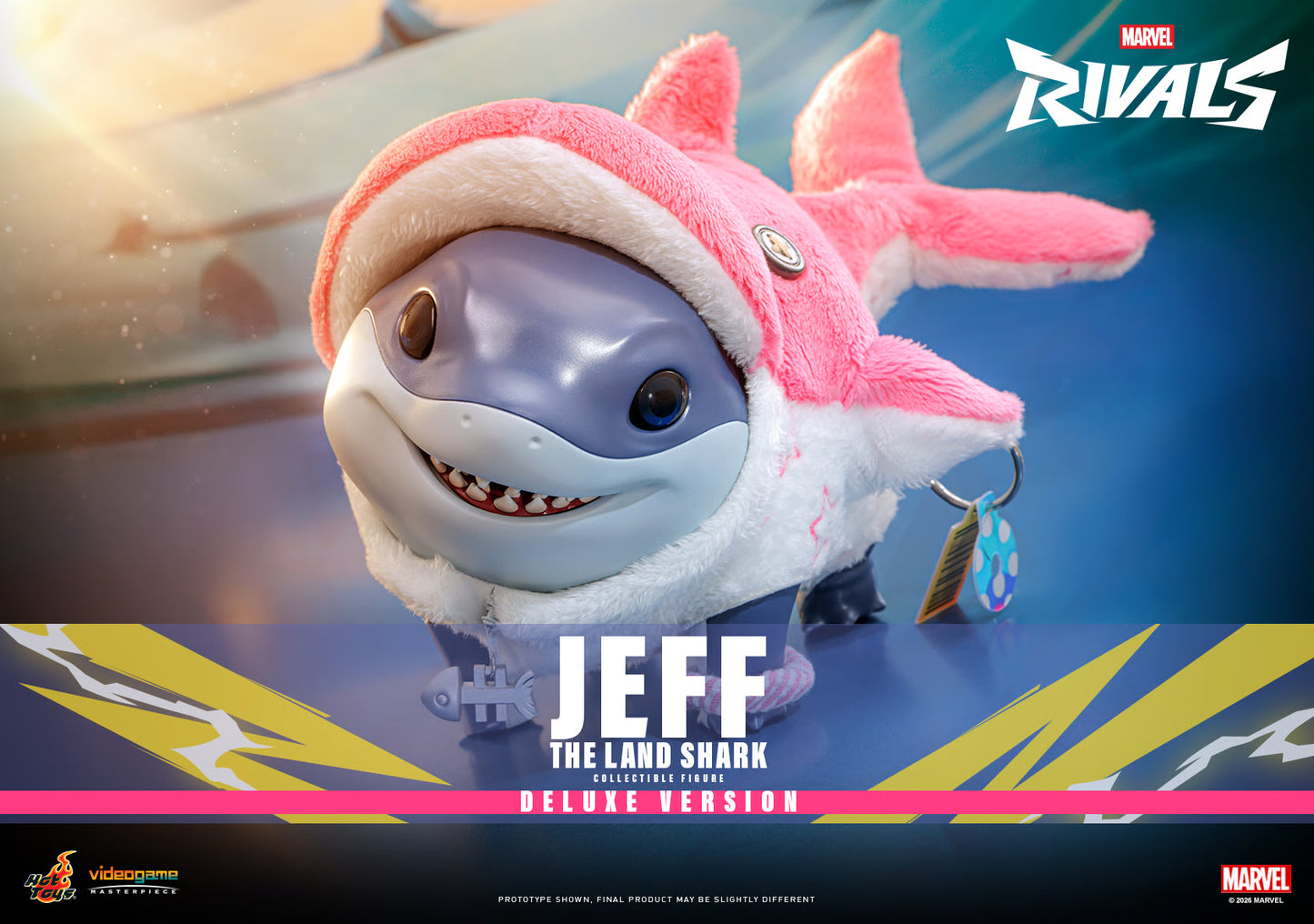 Jeff the Land Shark Collectible Figure Deluxe Version – Hot Toys | Marvel Rivals