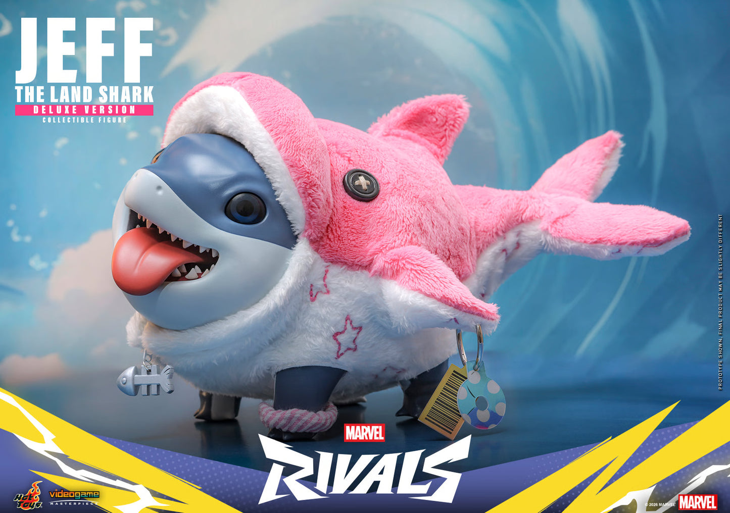 Jeff the Land Shark Collectible Figure Deluxe Version – Hot Toys | Marvel Rivals