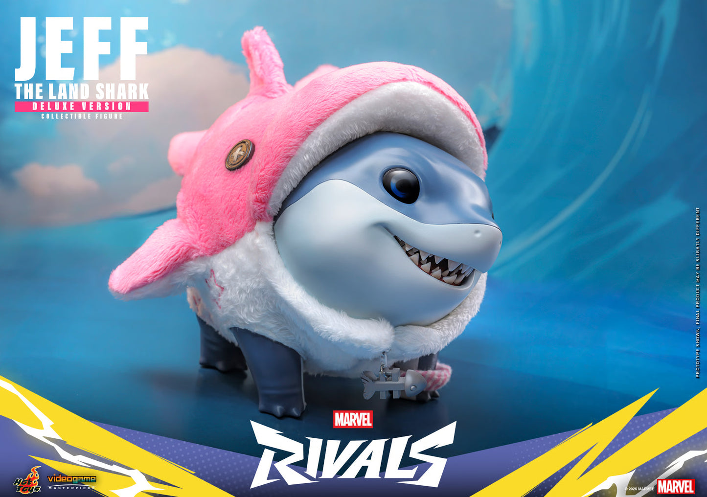 Jeff the Land Shark Collectible Figure Deluxe Version – Hot Toys | Marvel Rivals