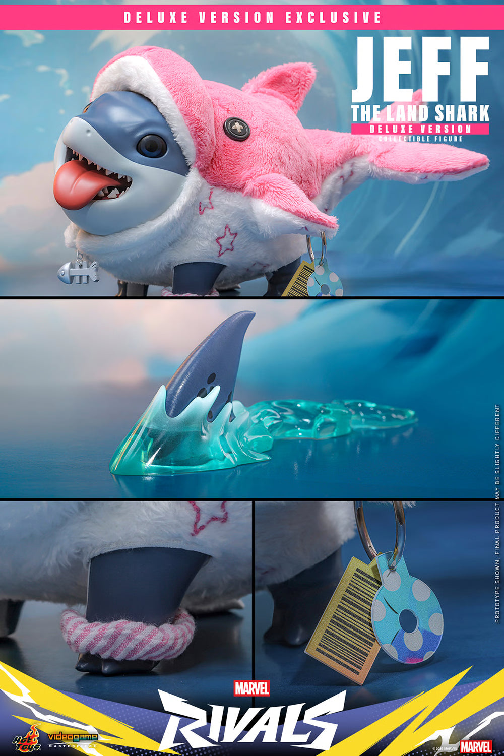 Jeff the Land Shark Collectible Figure Deluxe Version – Hot Toys | Marvel Rivals