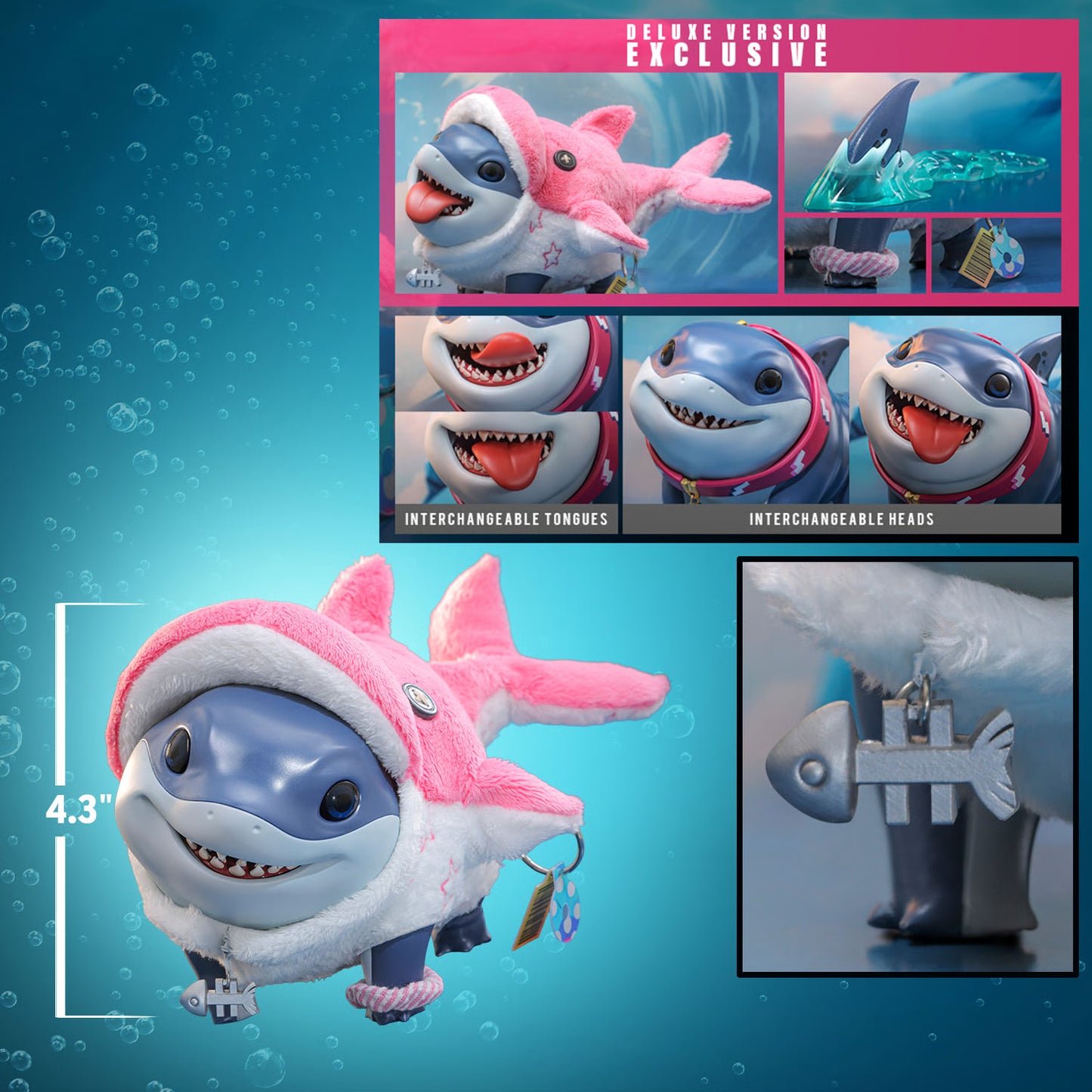 Jeff the Land Shark Collectible Figure Deluxe Version – Hot Toys | Marvel Rivals