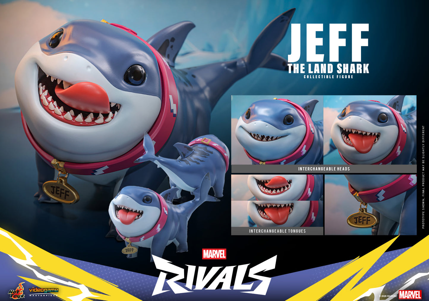 Jeff the Land Shark Collectible Figure – Hot Toys | Marvel Rivals