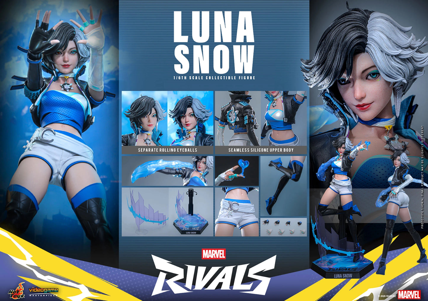 Luna Snow 1/6th Scale Collectible Figure (Marvel Rivals) by Hot Toys