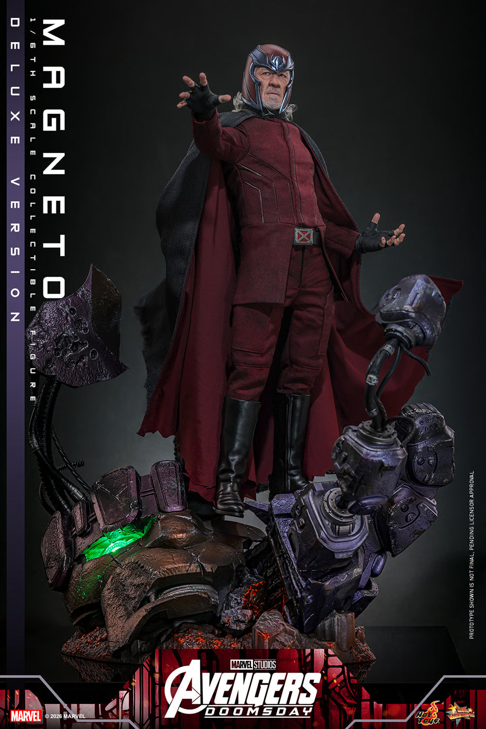 Hot Toys Magneto Deluxe 1:6 Scale Collectible Figure — Avengers: Doomsday