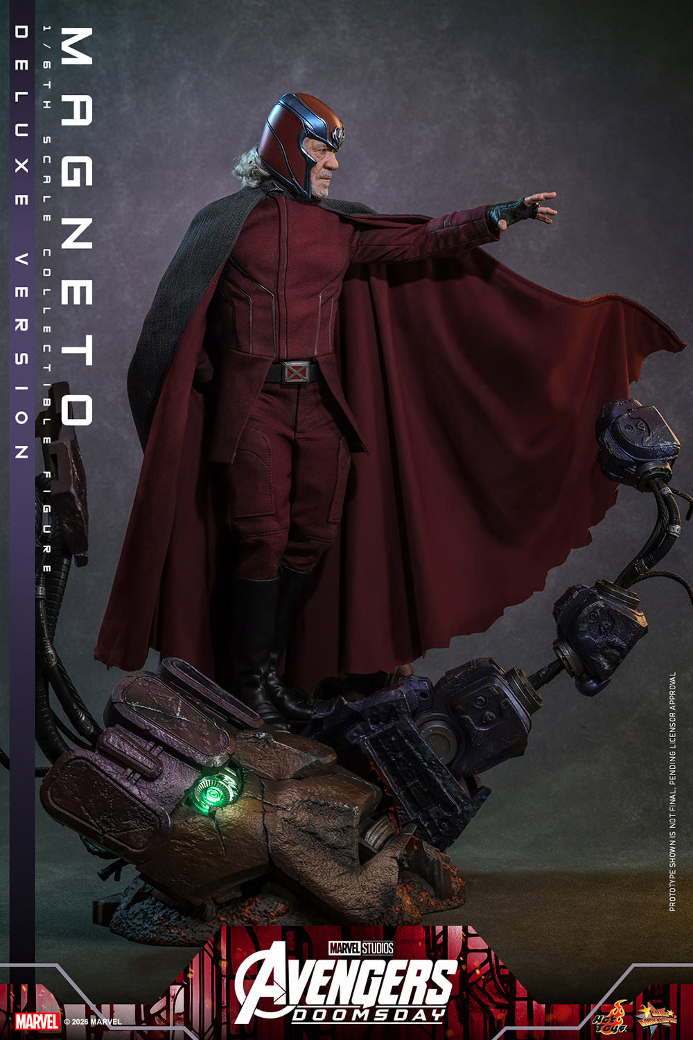 Hot Toys Magneto Deluxe 1:6 Scale Collectible Figure — Avengers: Doomsday