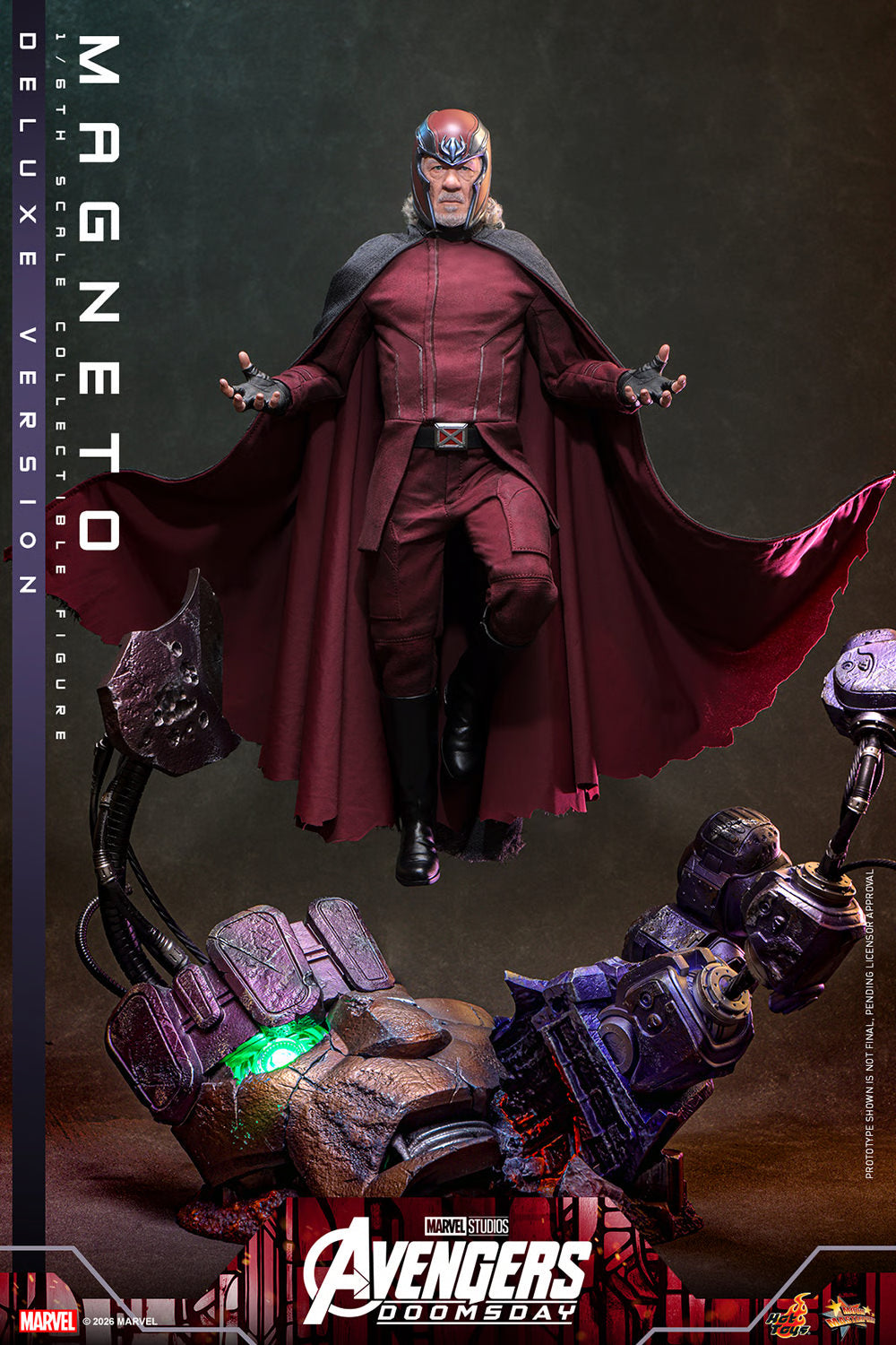 Hot Toys Magneto Deluxe 1:6 Scale Collectible Figure — Avengers: Doomsday
