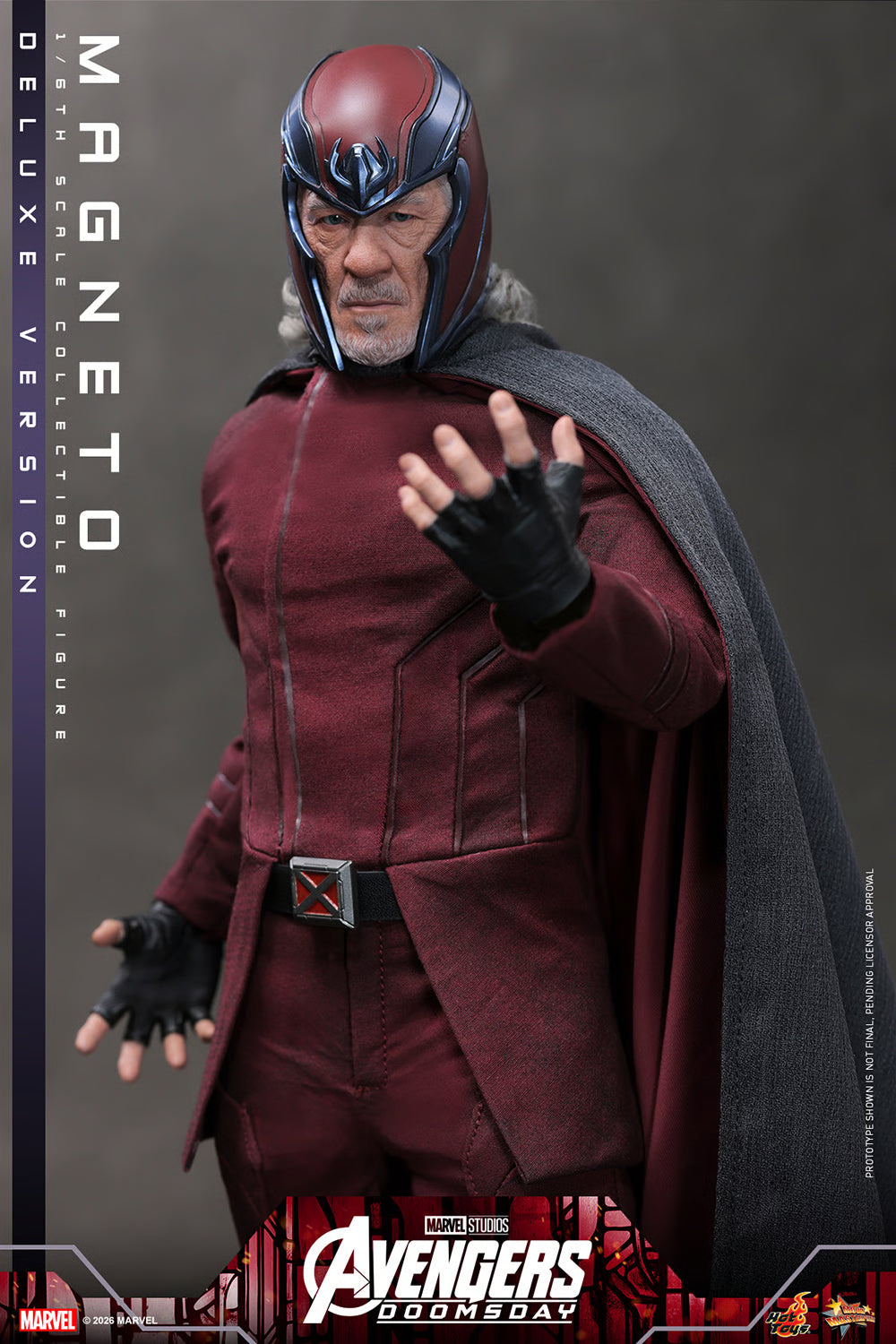 Hot Toys Magneto Deluxe 1:6 Scale Collectible Figure — Avengers: Doomsday