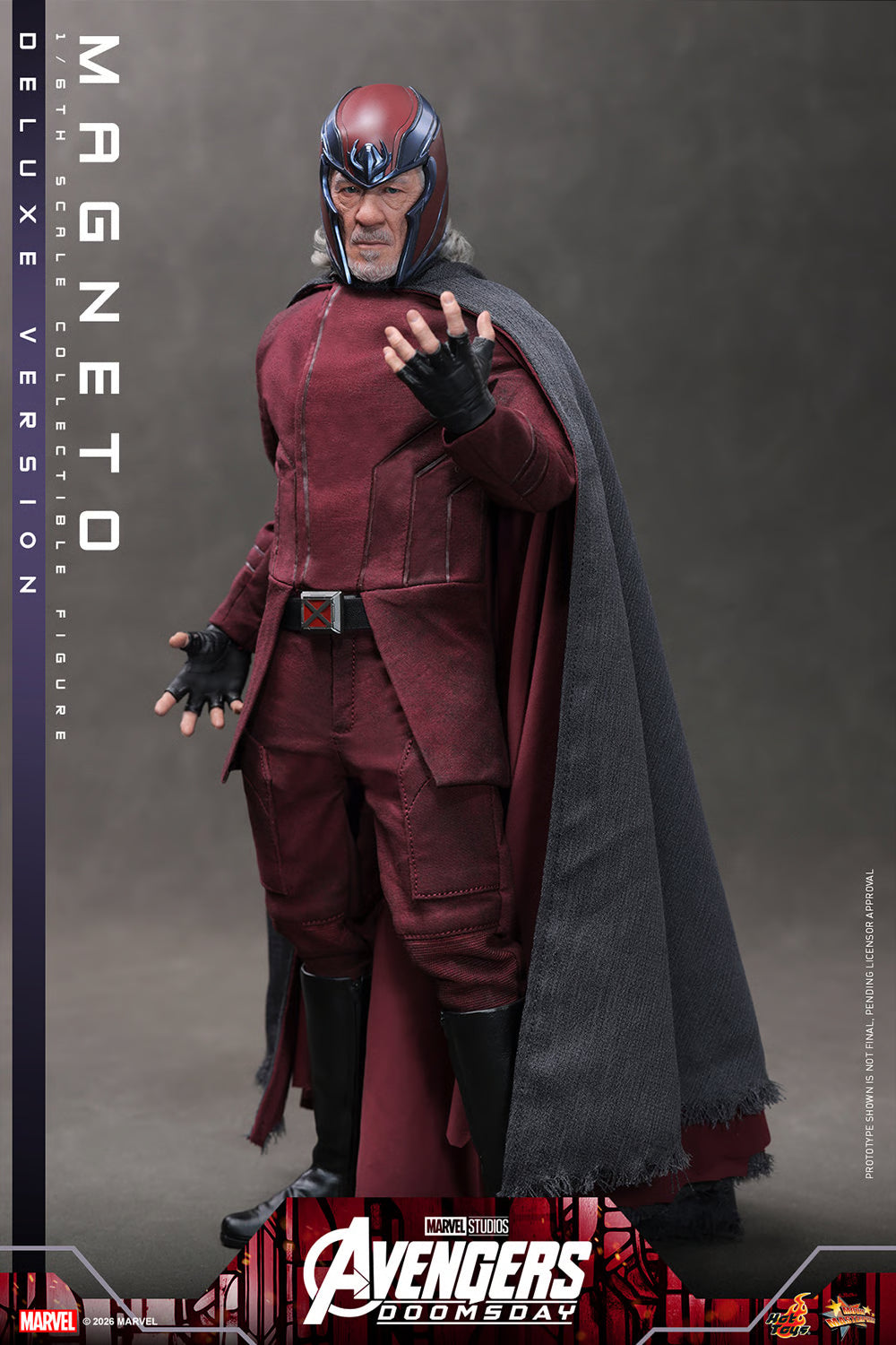 Hot Toys Magneto Deluxe 1:6 Scale Collectible Figure — Avengers: Doomsday