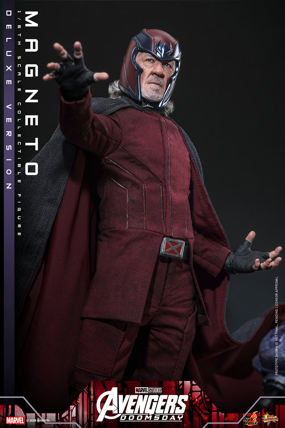 Hot Toys Magneto Deluxe 1:6 Scale Collectible Figure — Avengers: Doomsday