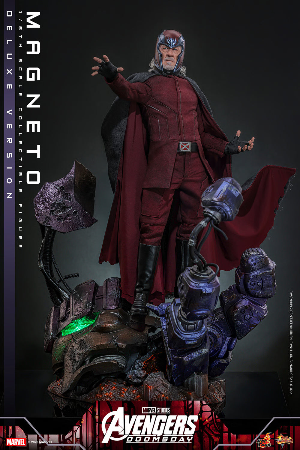 Hot Toys Magneto Deluxe 1:6 Scale Collectible Figure — Avengers: Doomsday