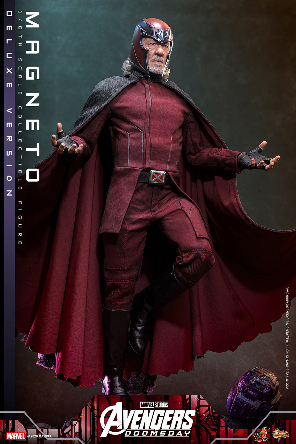 Hot Toys Magneto Deluxe 1:6 Scale Collectible Figure — Avengers: Doomsday
