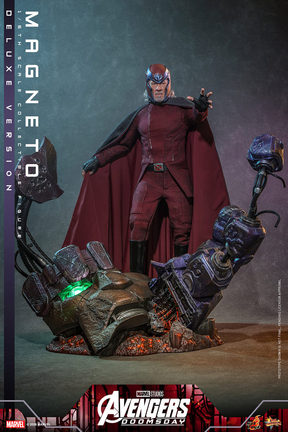 Hot Toys Magneto Deluxe 1:6 Scale Collectible Figure — Avengers: Doomsday