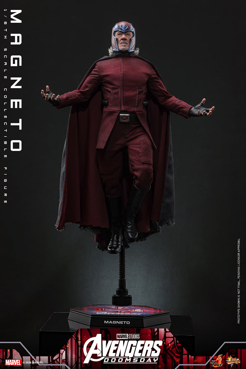 Magneto 1:6 Scale Collectible Figure – Hot Toys | Avengers: Doomsday