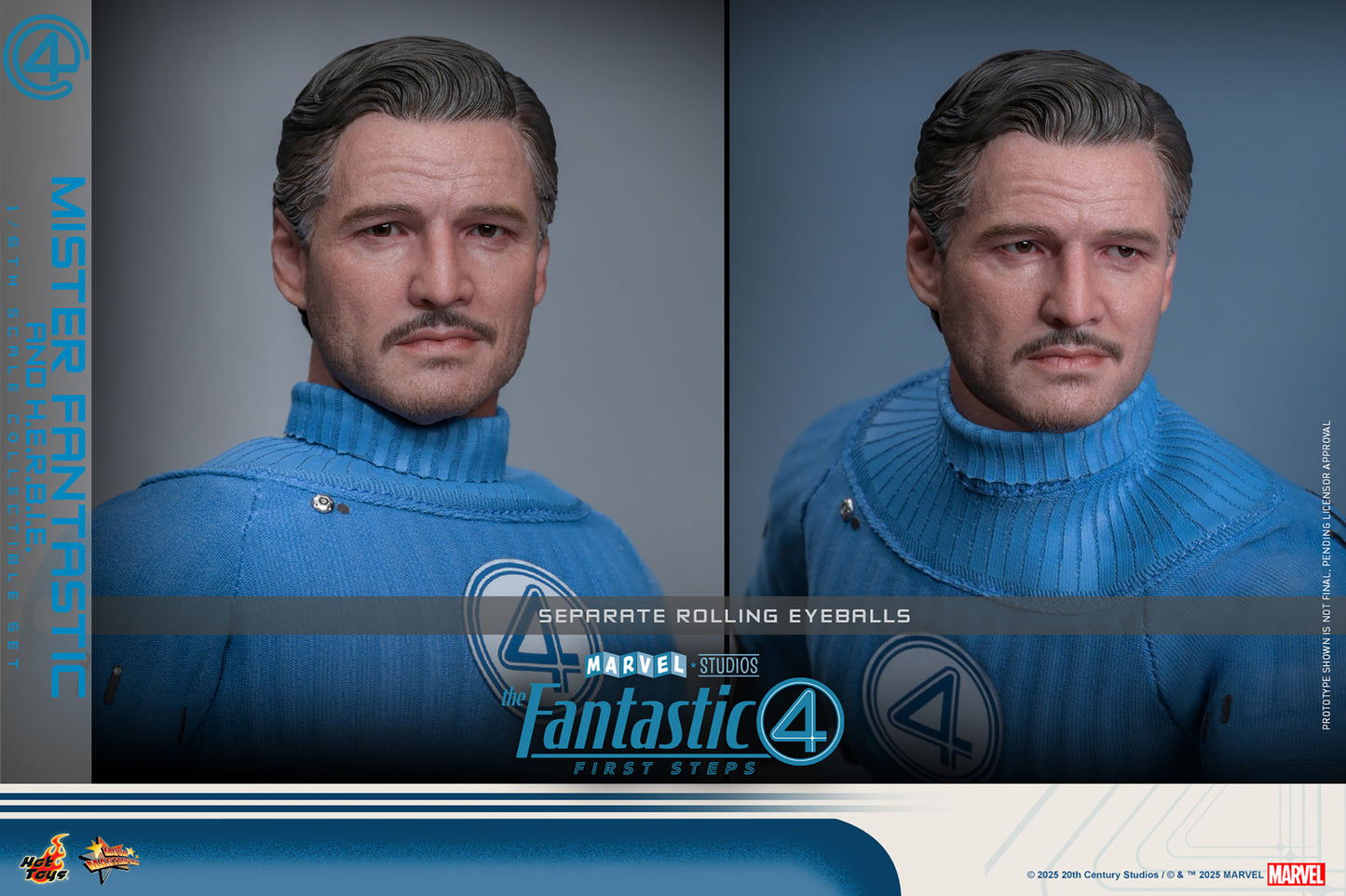 Mister Fantastic and H.E.R.B.I.E. 1/6 Scale Figure Set