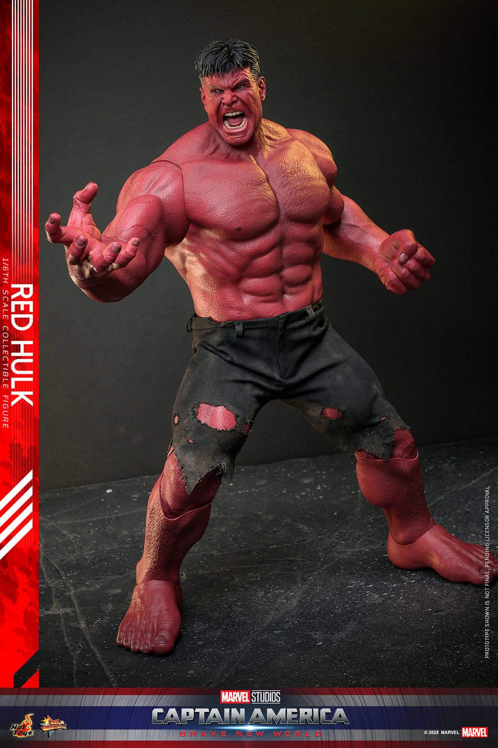 Red Hulk Sixth Scale Figure