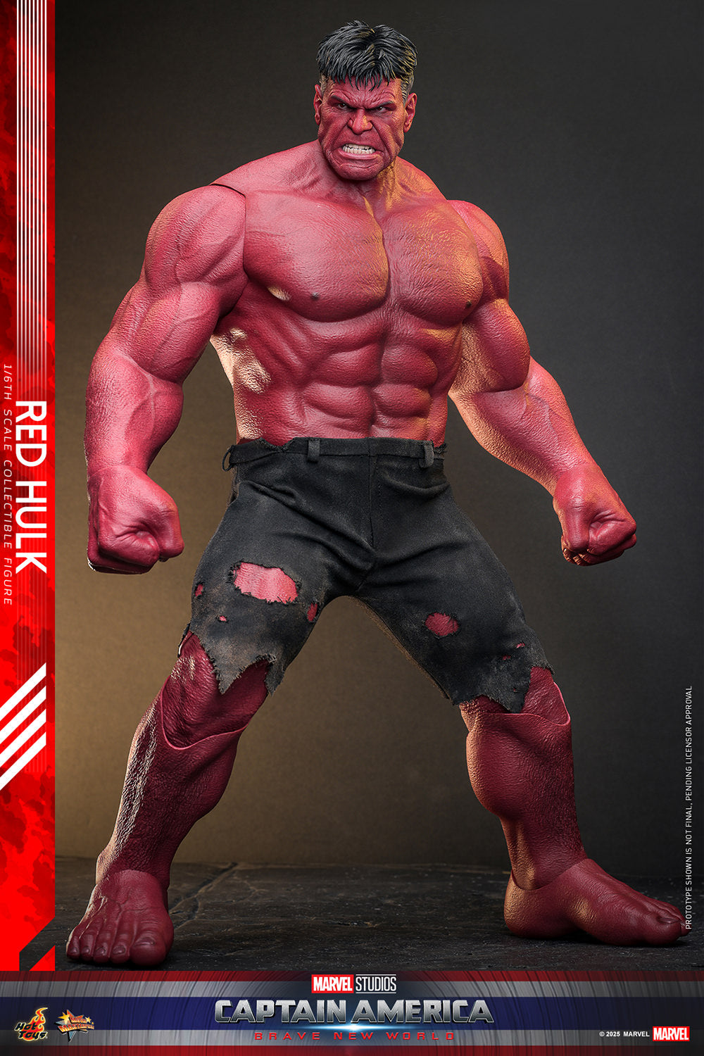 Red Hulk Sixth Scale Figure