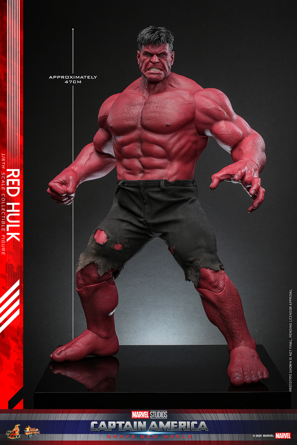 Red Hulk Sixth Scale Figure