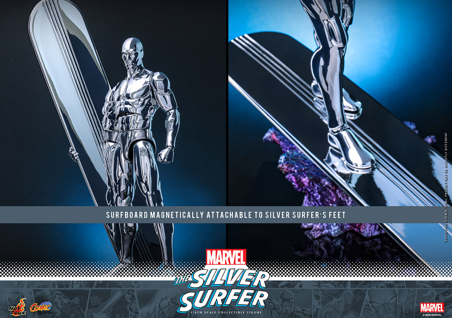 Silver Surfer Sixth Scale Figure by Hot Toys