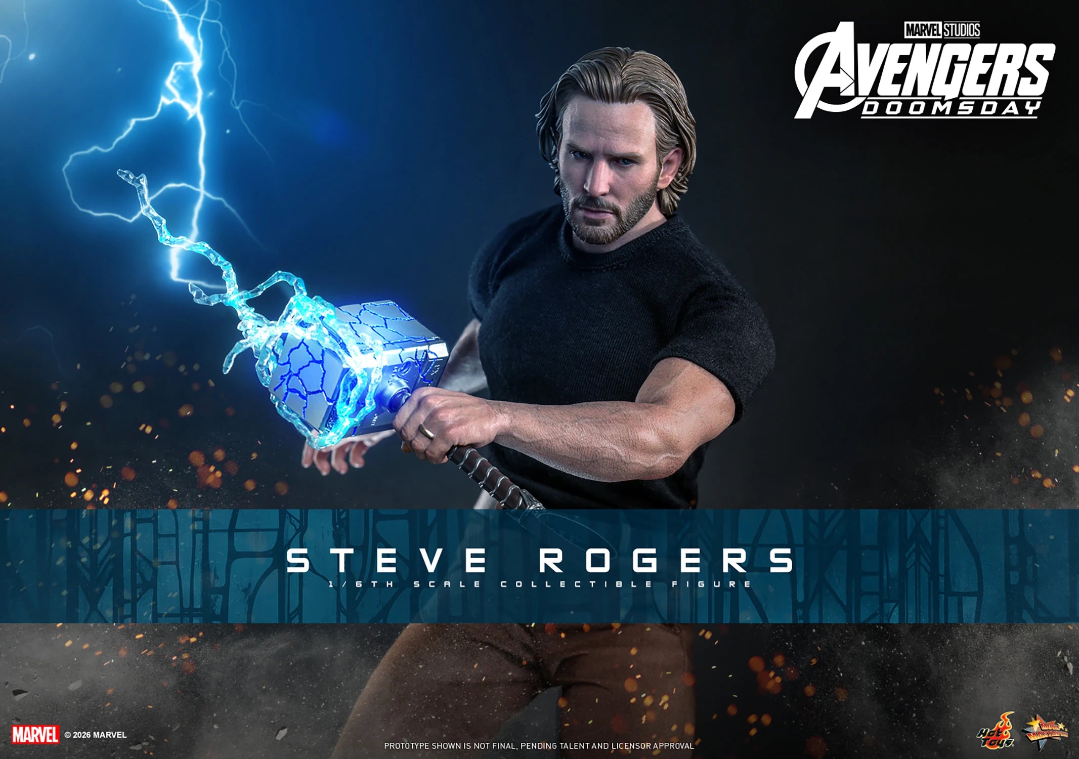 Hot Toys Steve Rogers Sixth Scale Collectible Figure - Avengers: Doomsday