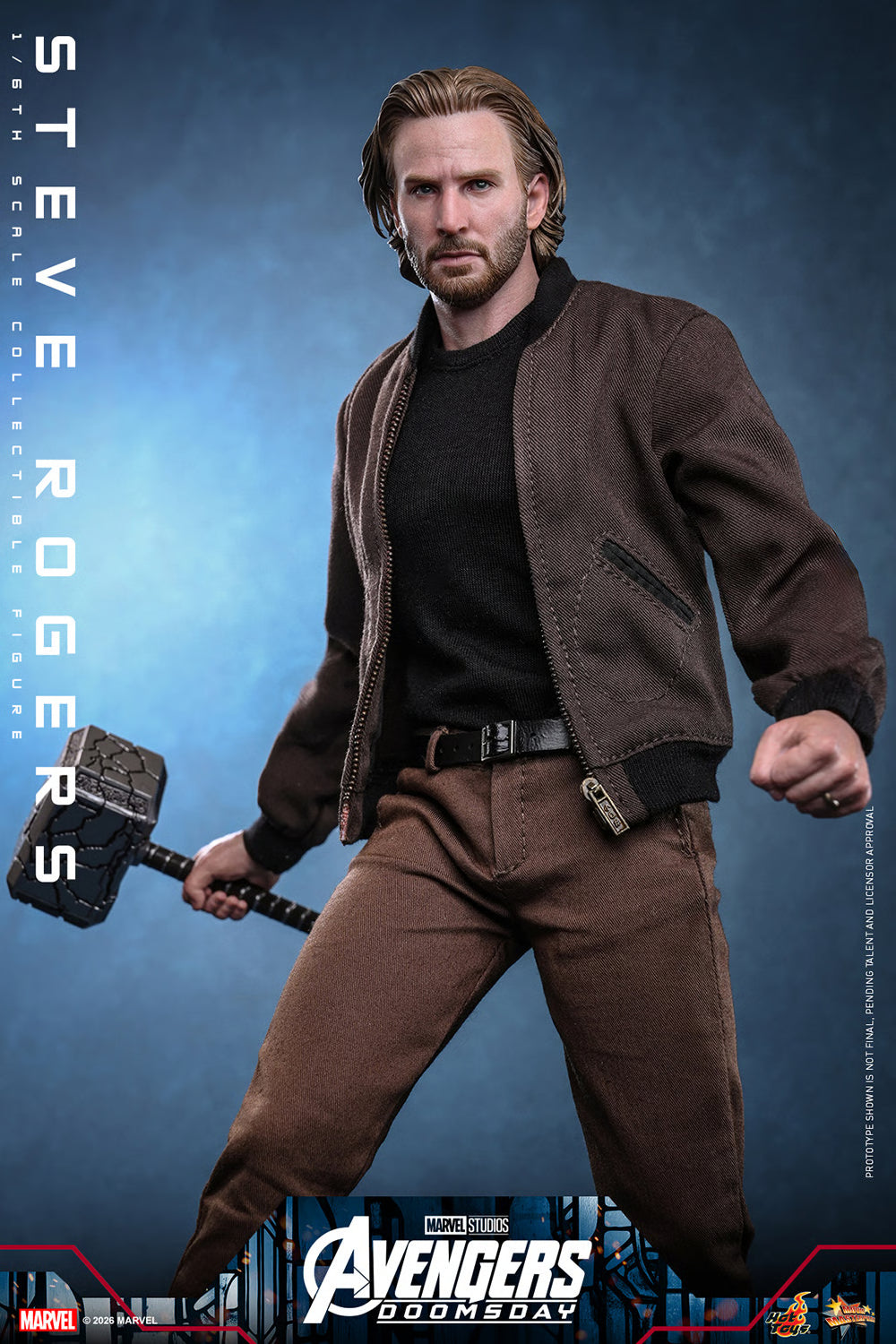 Hot Toys Steve Rogers Sixth Scale Collectible Figure - Avengers: Doomsday