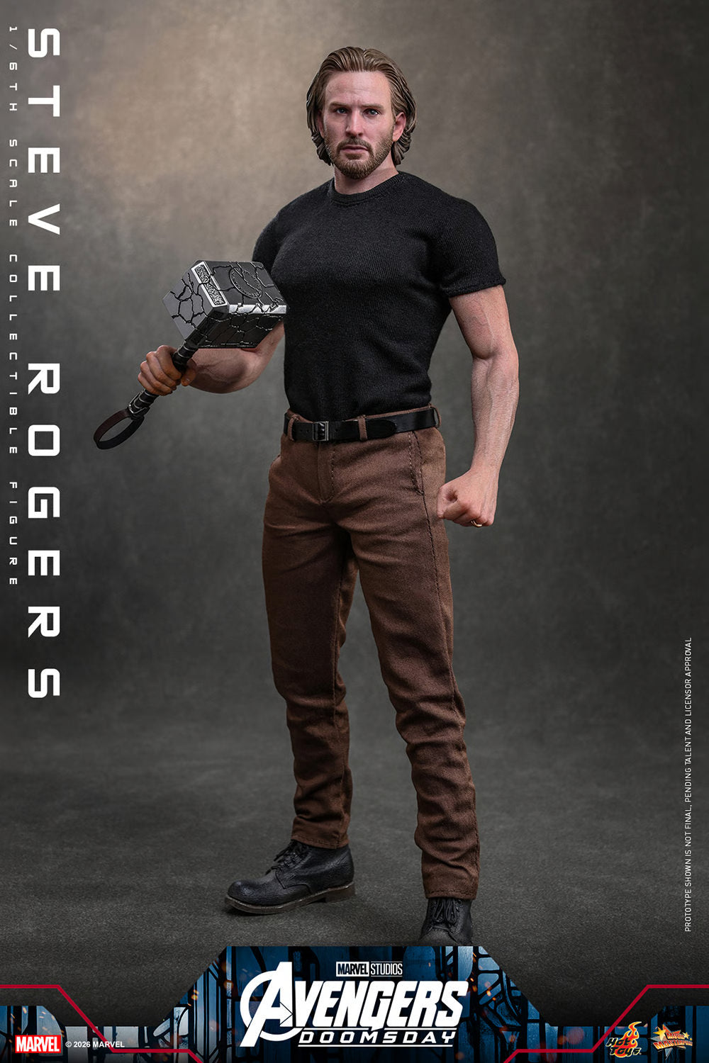 Hot Toys Steve Rogers Sixth Scale Collectible Figure - Avengers: Doomsday