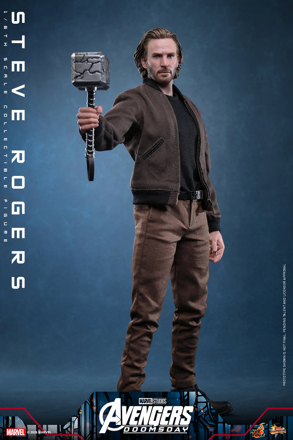 Hot Toys Steve Rogers Sixth Scale Collectible Figure - Avengers: Doomsday