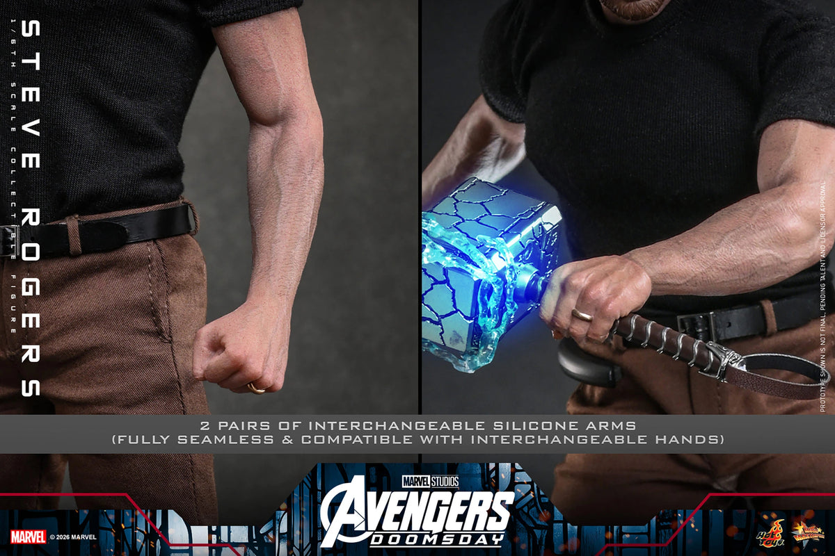 Hot Toys Steve Rogers Sixth Scale Collectible Figure - Avengers: Doomsday