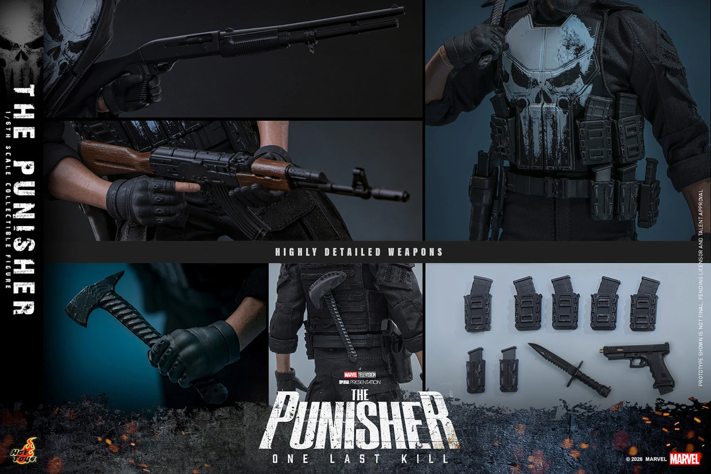 Hot Toys The Punisher Sixth Scale Collectible Figure